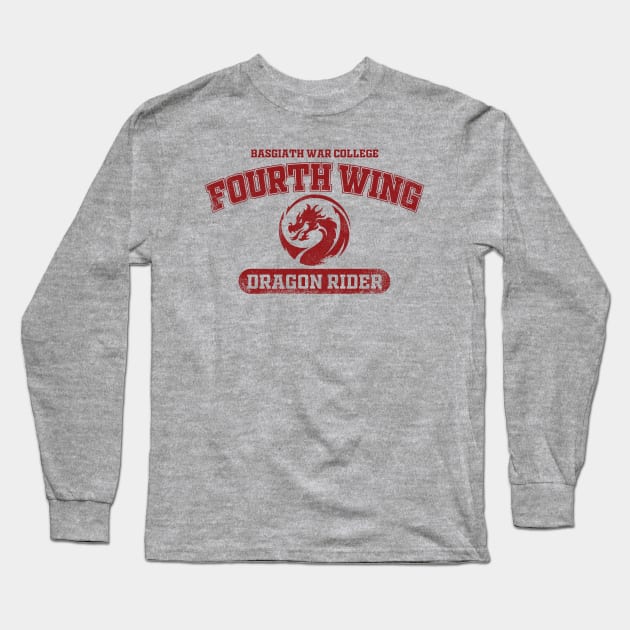 Fourth Wing - Dragon Rider Long Sleeve T-Shirt by CrimsonHaze